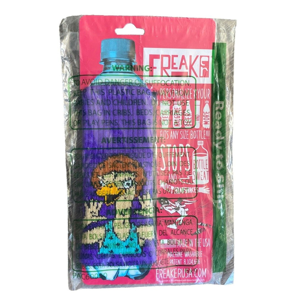 Freaker USA Beverage Insulator Ostrichard Simmons Purple New